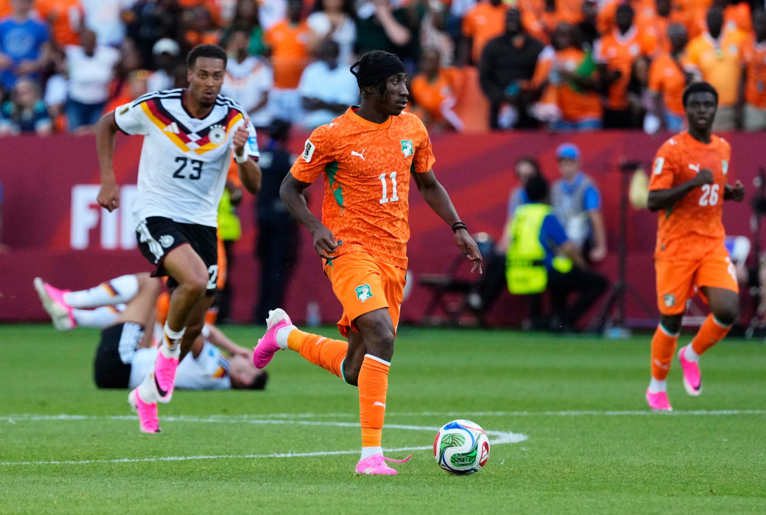 Yann Diomandé sostuvo que Costa de Marfil prestará atención a Haaland y al resto de los jugadores de calidad de Noruega - crédito Kevin Sousa/IMAGIN IMAGES vía Reuters