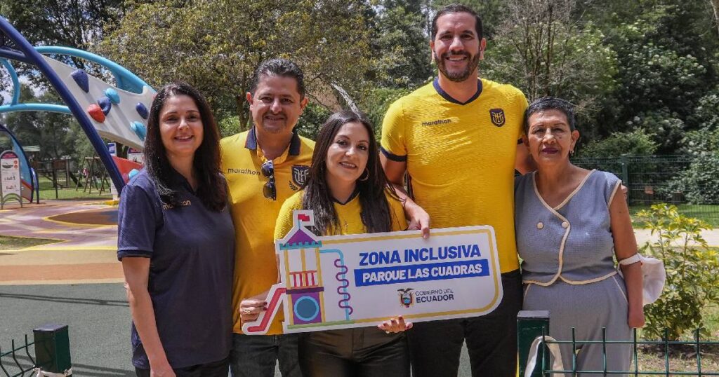Gobierno del presidente Daniel Noboa inaugura zonas inclusivas en parques a nivel nacional con una inversión de USD 2.7 millones