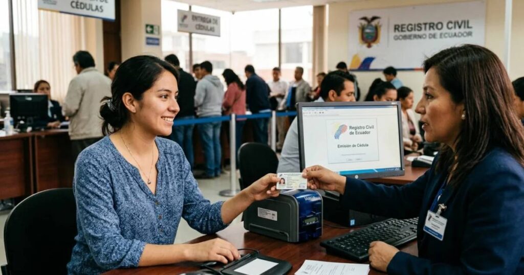 Registro Civil emite 1,2 millones de cédulas y quita turnos previos