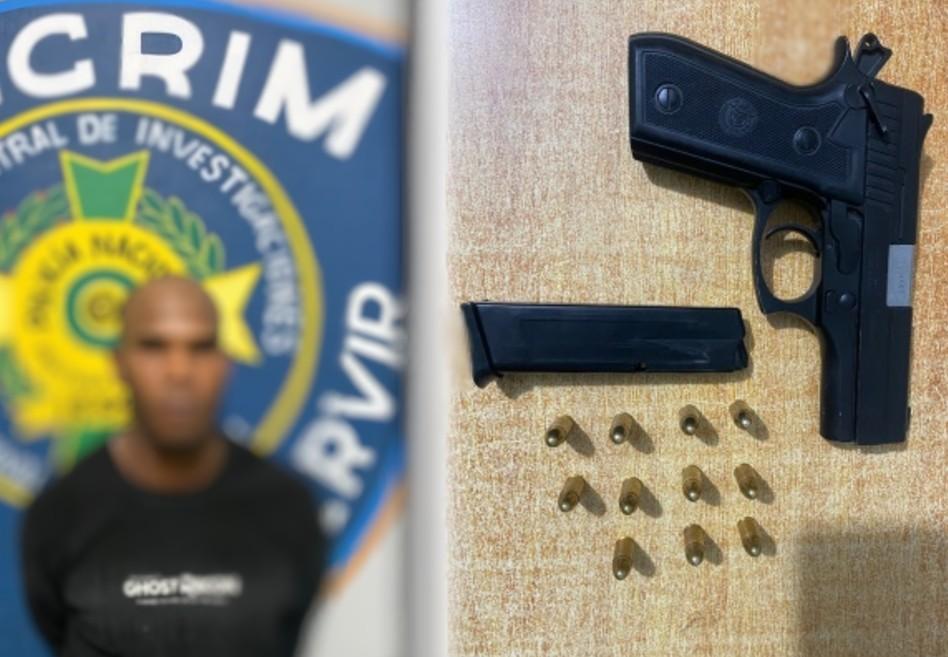 Apresan a «Chepe» por el robo de una pistola en Barahona