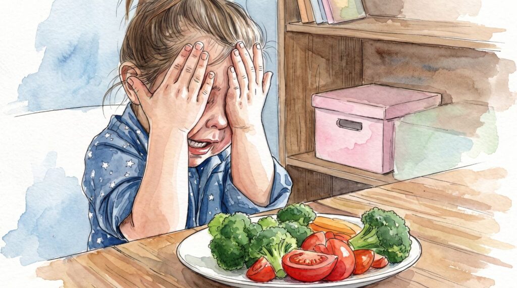 Cambios en la rutina familiar que logran que los niños acepten las verduras