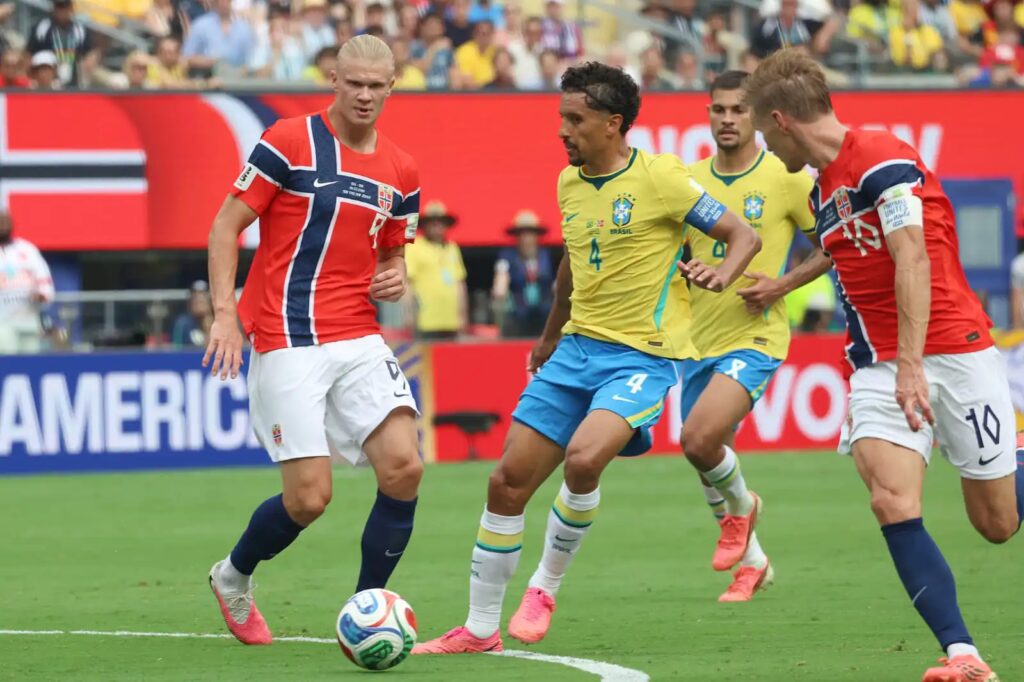 Noruega elimina a Brasil con doblete de Haaland y avanza a cuartos final en Mundial