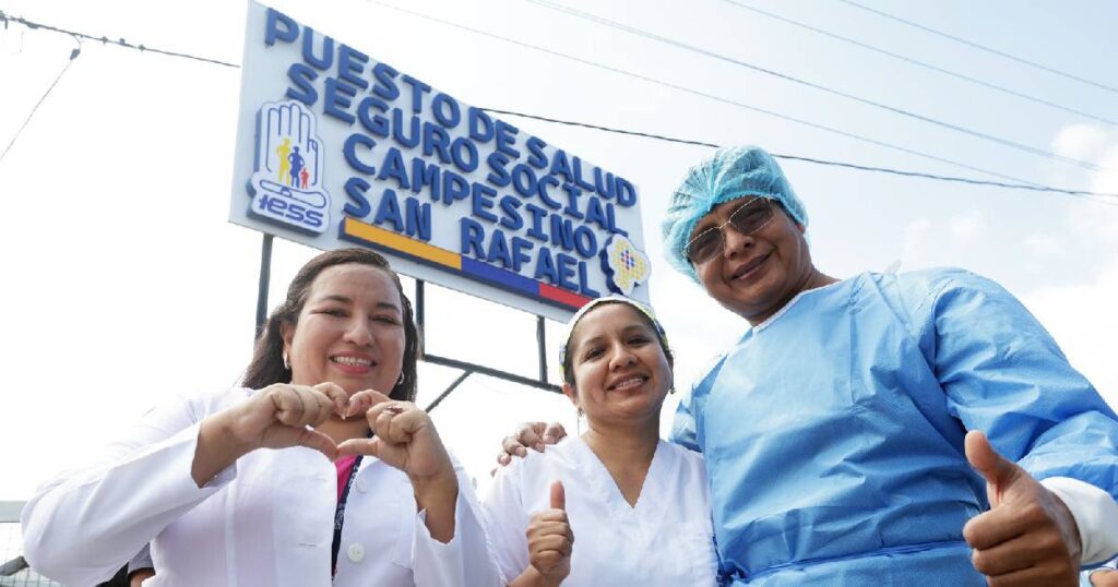 Daniel Noboa trae a San Rafael atención médica cercana y anuncia programa de entrega de insulina a dispensarios médicos de primer nivel