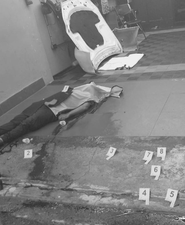 Matan a hombre a tiros dentro de negocio en Manganagua