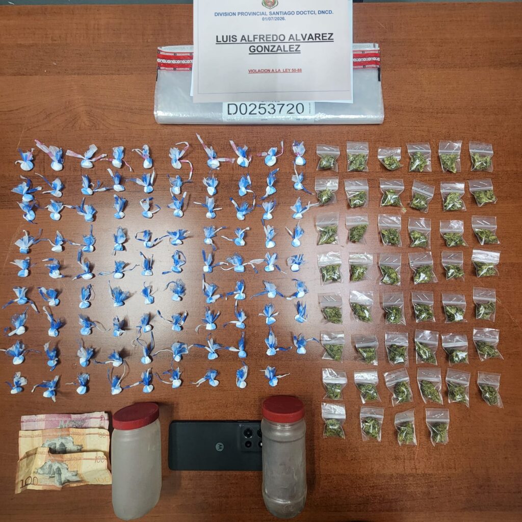 DNCD ejecuta operativos simultáneos contra el microtráfico y arresta a 123 personas en cuatro provincias