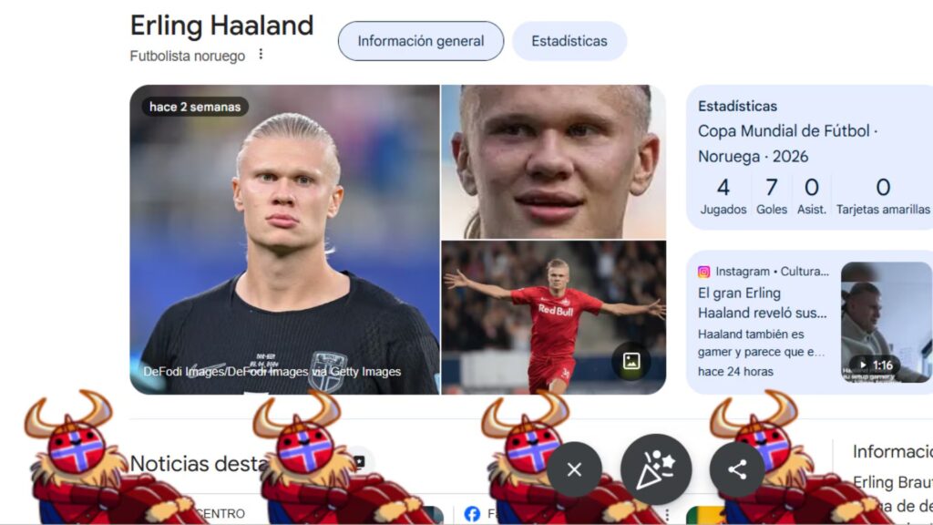 El tributo animado de Google a Haaland que arrasa en redes