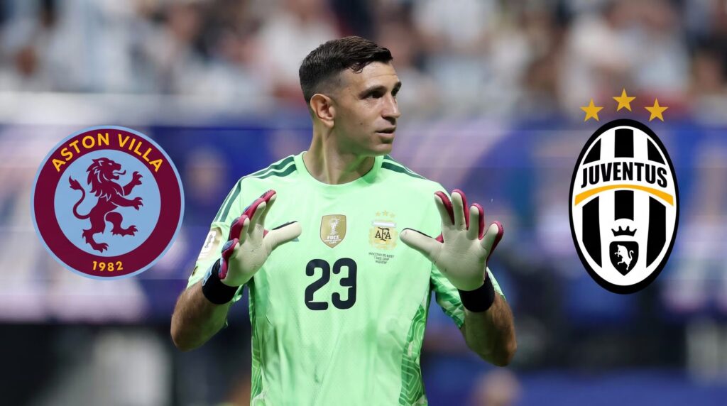 Aston Villa desmiente salida de Dibu Martínez tras rumores con Juventus
