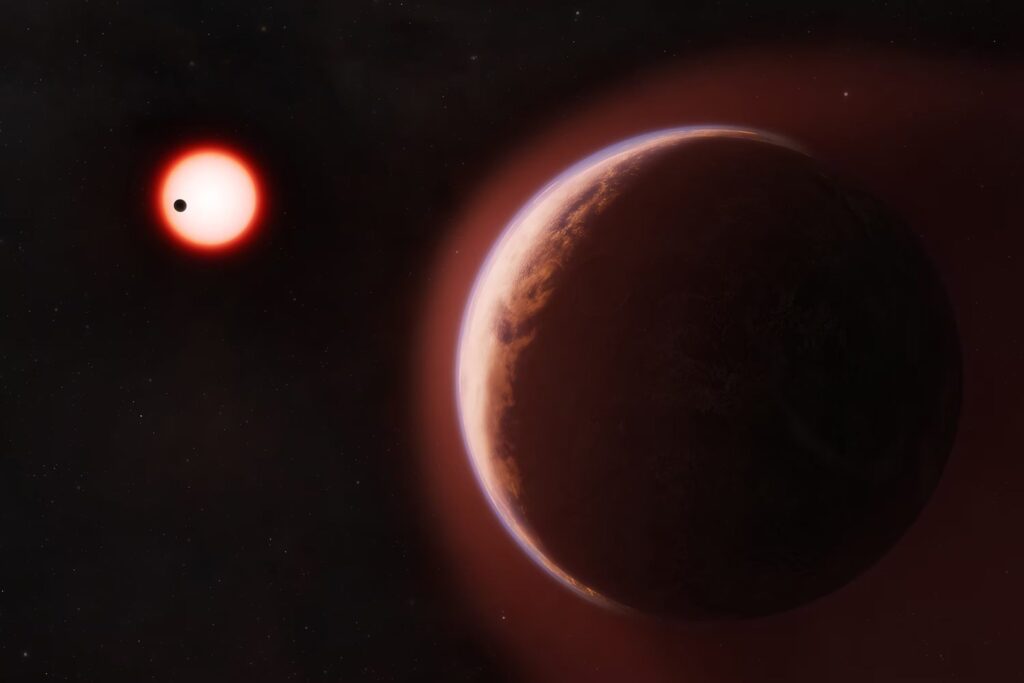 Descubren atmósfera en exoplaneta rocoso y potencialmente habitable