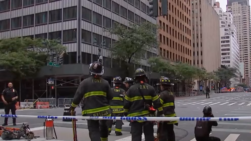 Riesgo de derrumbe obliga a evacuar un edificio en pleno Midtown Manhattan