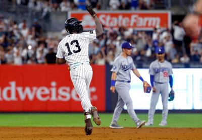 Jonrón de Chisholm Jr. impulsa triunfo de los Yankees sobre los Dodgers