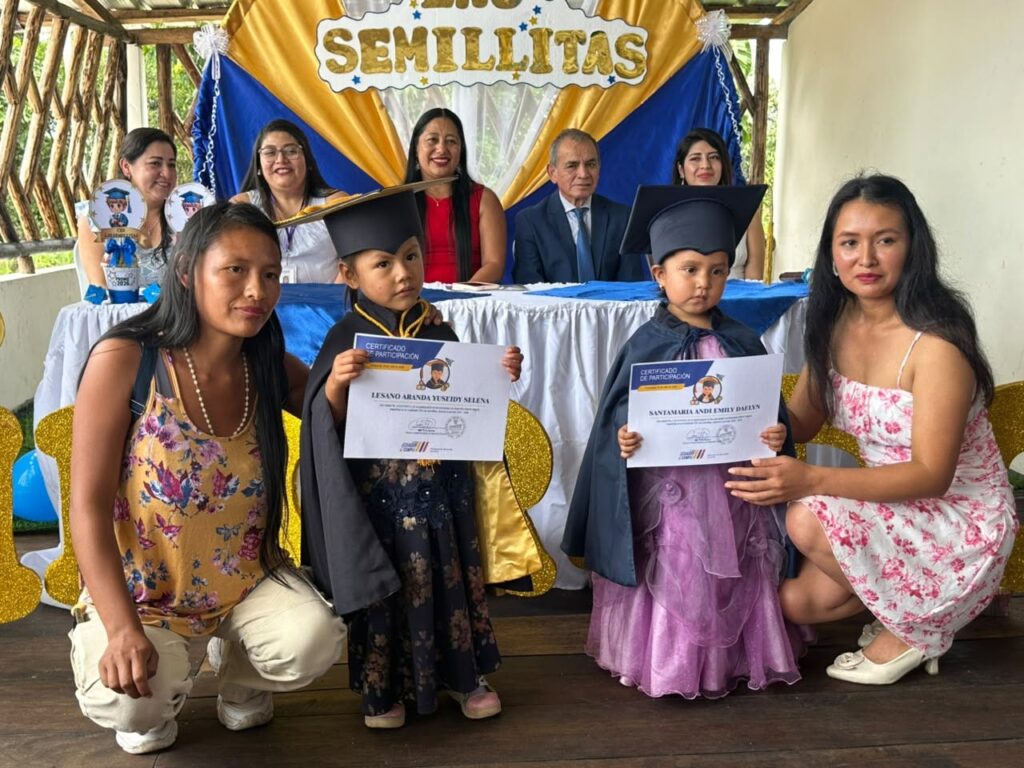 601 niñas y niños de Pastaza se gradúan de los Centros de Desarrollo Infantil del MDH