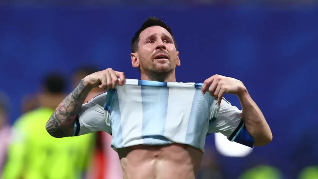 El emotivo llanto de Messi tras la clasificación de Argentina
