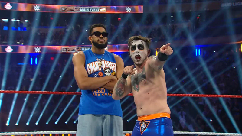 Karl-Anthony Towns sorprende en la WWE y debuta en el Madison Square Garden