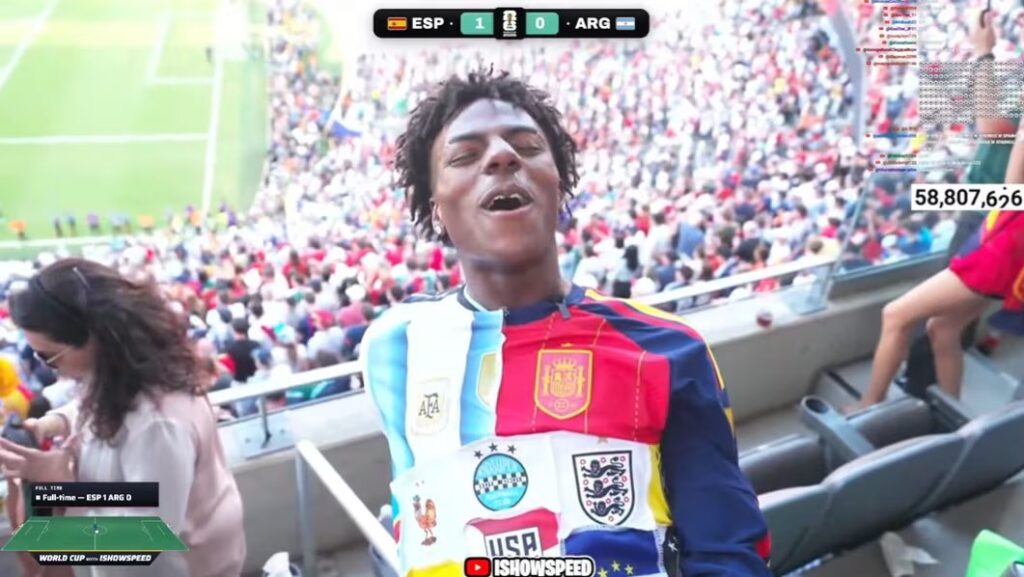 El mensaje con el que el streamer Speed buscó acercarse a los fanáticos de Argentina tras los roces durante el Mundial