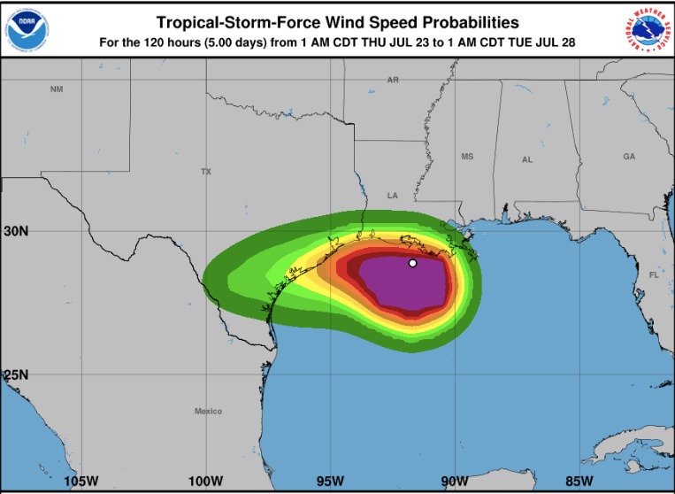 Tormenta tropical Bertha avanza hacia Estados Unidos con riesgo de inundaciones costeras