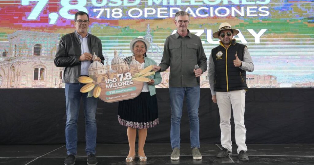 Gobierno del Nuevo Ecuador entrega más de USD 7.7 millones en créditos productivos en Azuay, continuando con la reactivación económica