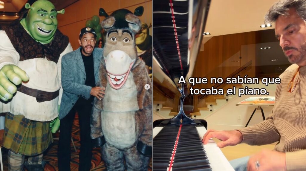 Eugenio Derbez deja sin palabras al mostrar su talento como pianista en Instagram