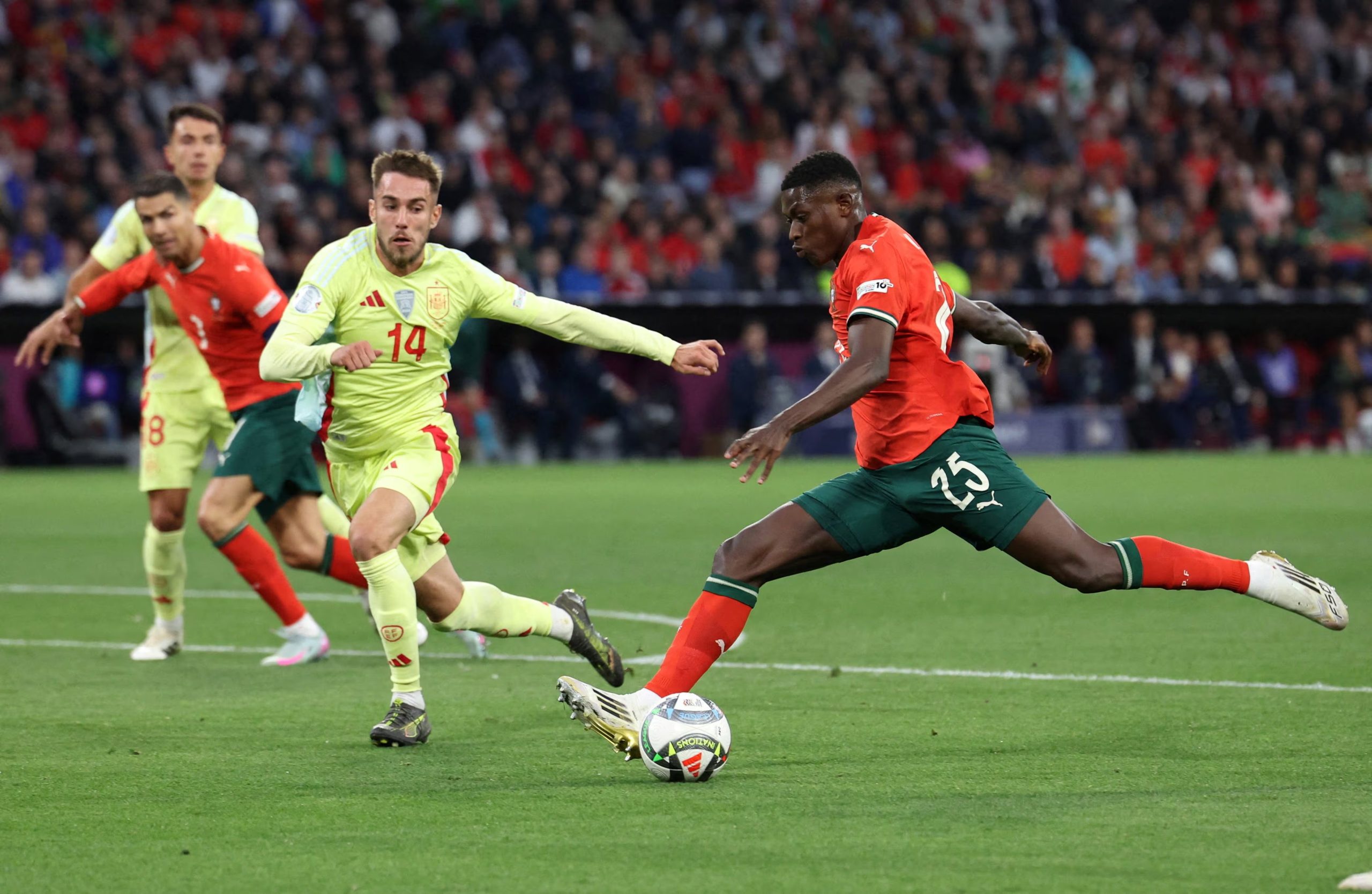 La final de la Nations League entre Espa&ntilde;a y Portugal (REUTERS/Michaela Stache)