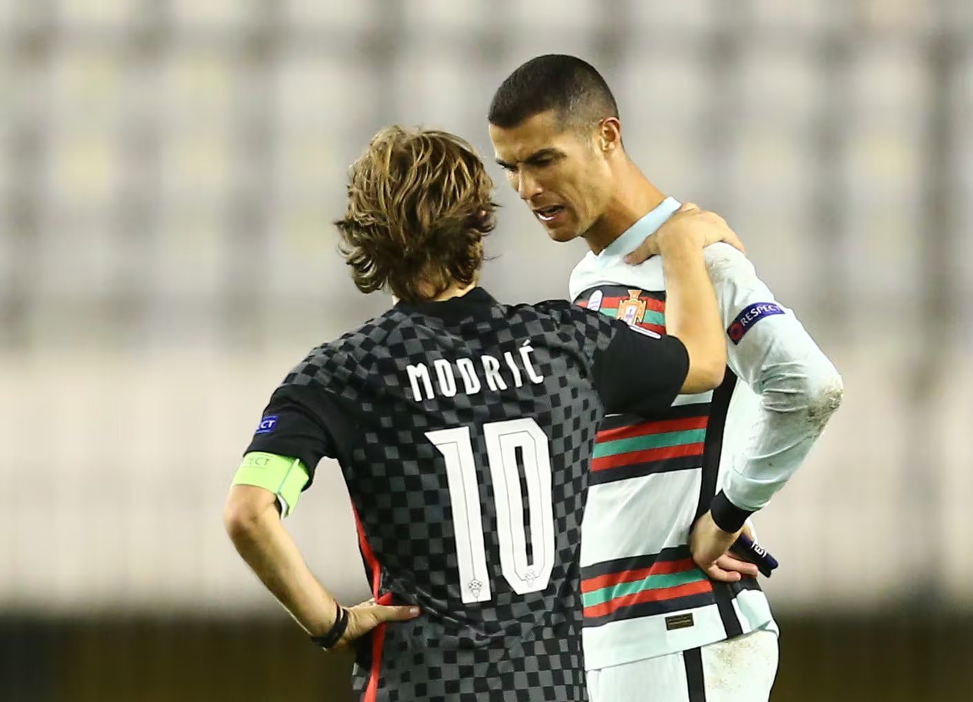 Luka Modric y Cristiano Ronaldo, los l&iacute;deres de Croacia y Portugal en sus &uacute;ltimos a&ntilde;os de carrera - cr&eacute;dito Antonio Bronic/REUTERS