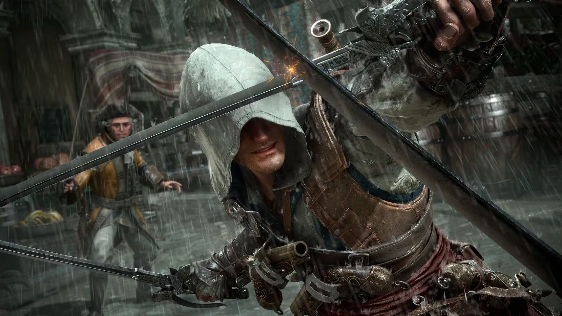 Matt Ryan afirmó que su trabajo en Assassin’s Creed: Black Flag incluyó captura de movimiento completa y no solo actuación de voz (Ubisoft)