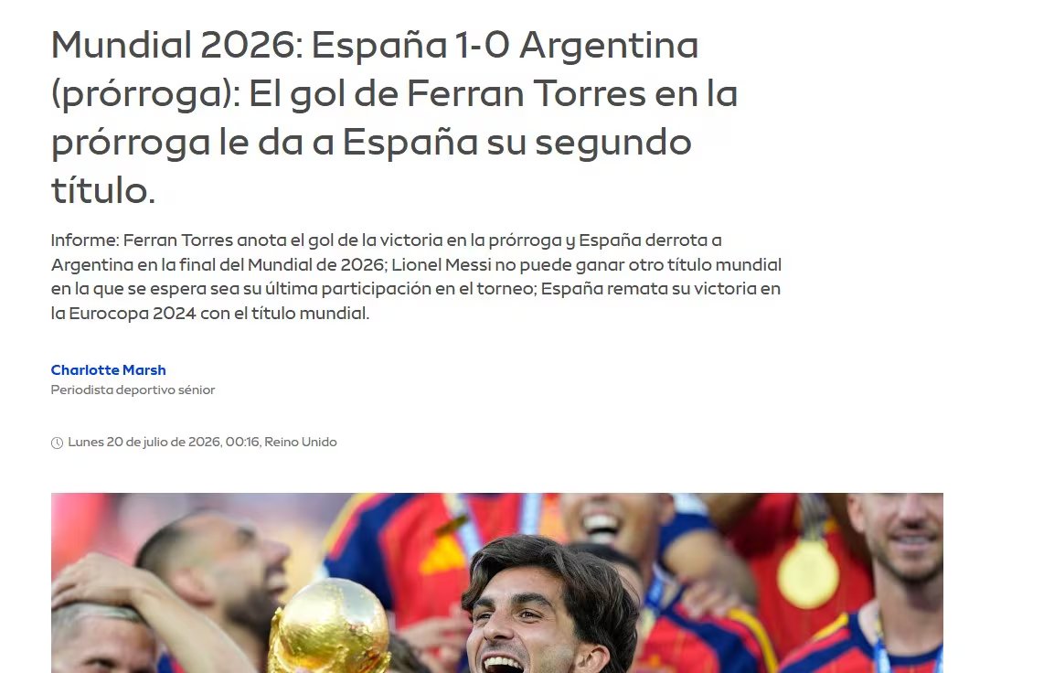 La reacci&oacute;n de Sky Sports