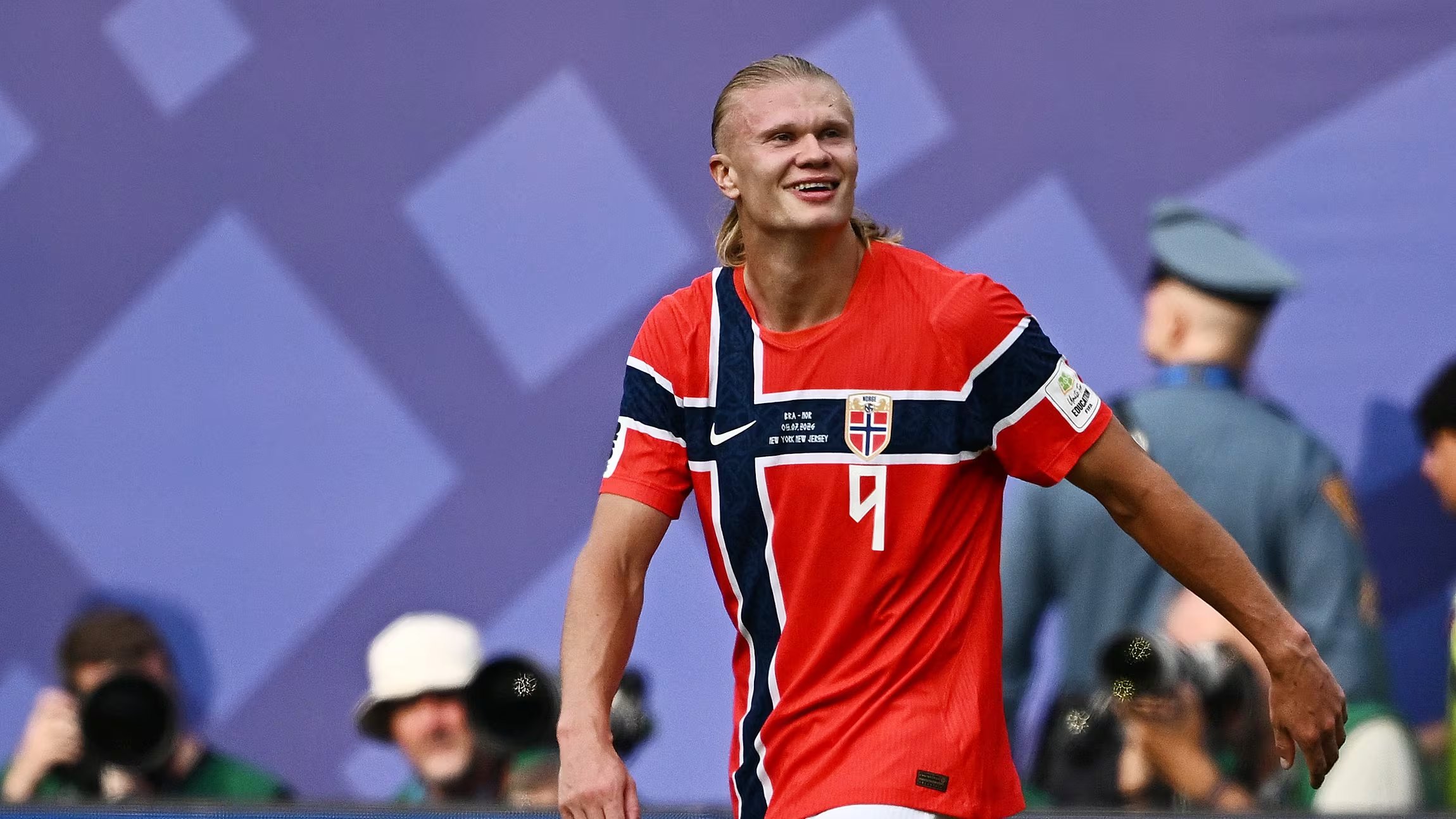 Noruega alcanzó por primera vez los cuartos de final tras eliminar a Brasil con dos goles decisivos de Haaland en los octavos. (Reuters)