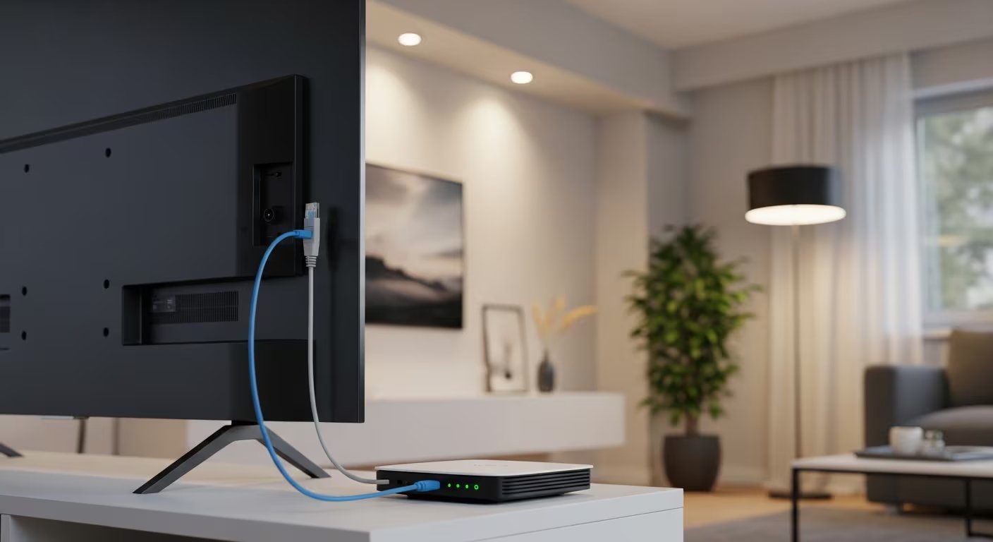 El cable Ethernet es útil para conectar televisores. (Imagen Ilustrativa Infobae)