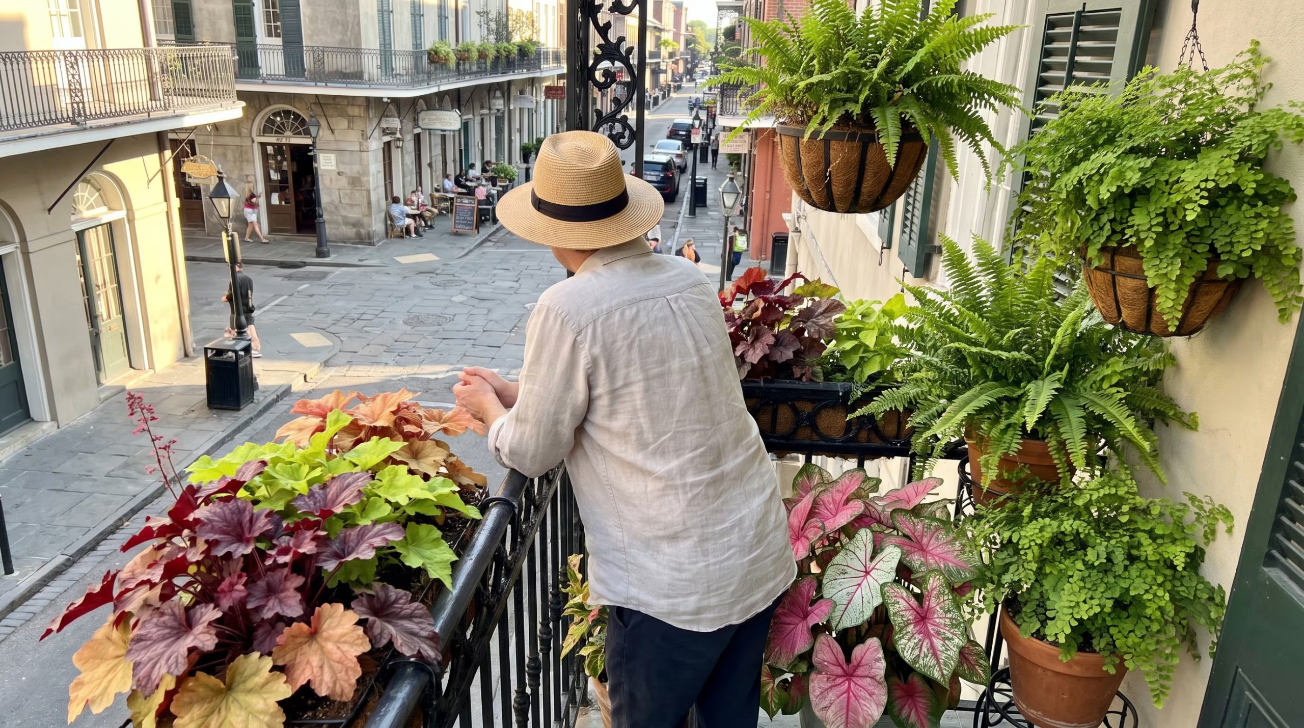 Las recomendaciones incluyen coral bells, caladiums y helechos para lograr una paleta vegetal viva y funcional en espacios reducidos. (Imagen Ilustrativa Infobae)