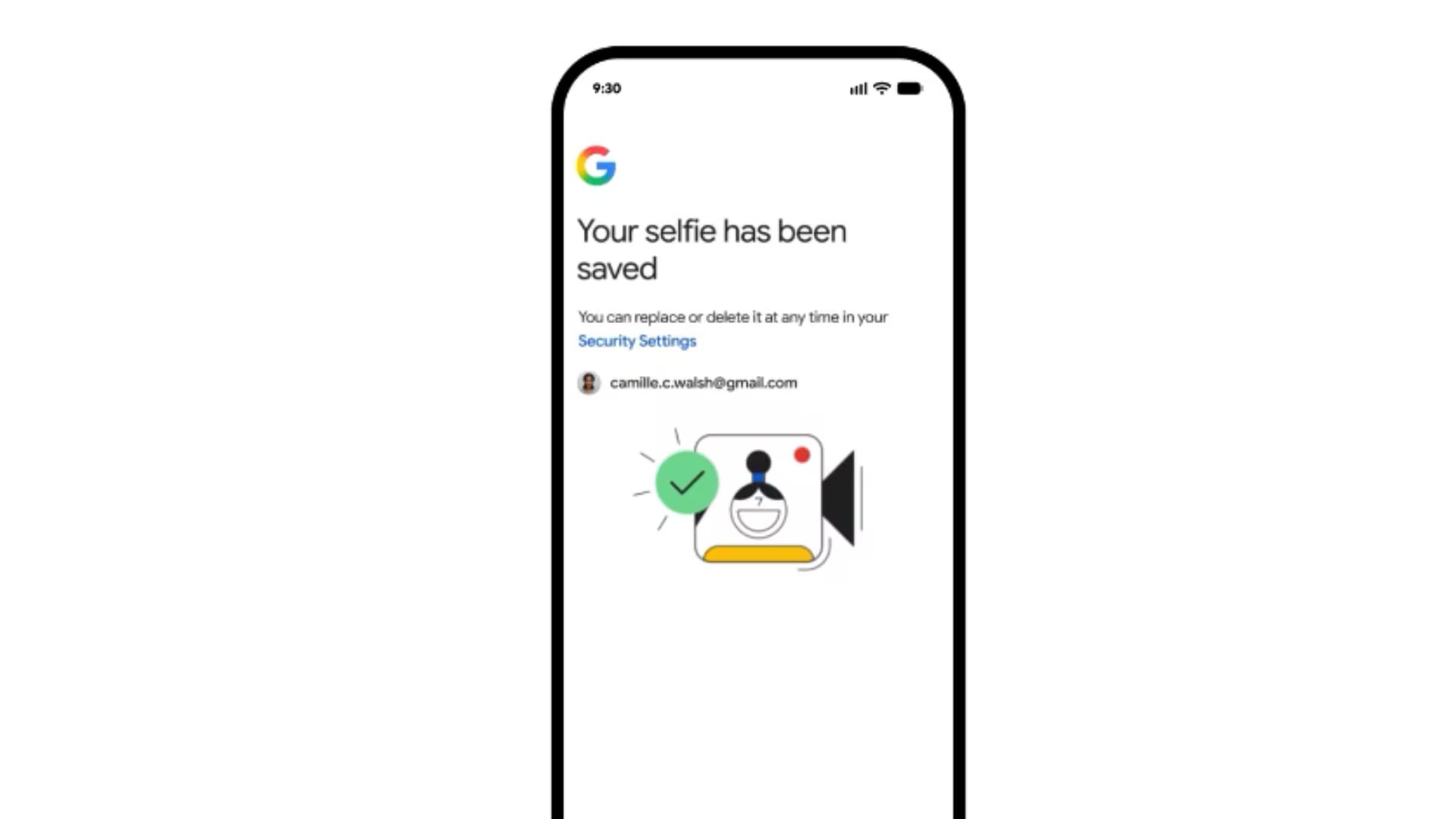 La funci&oacute;n utiliza tecnolog&iacute;a de detecci&oacute;n de vida para evitar fraudes con videos manipulados. (Captura/Google)
