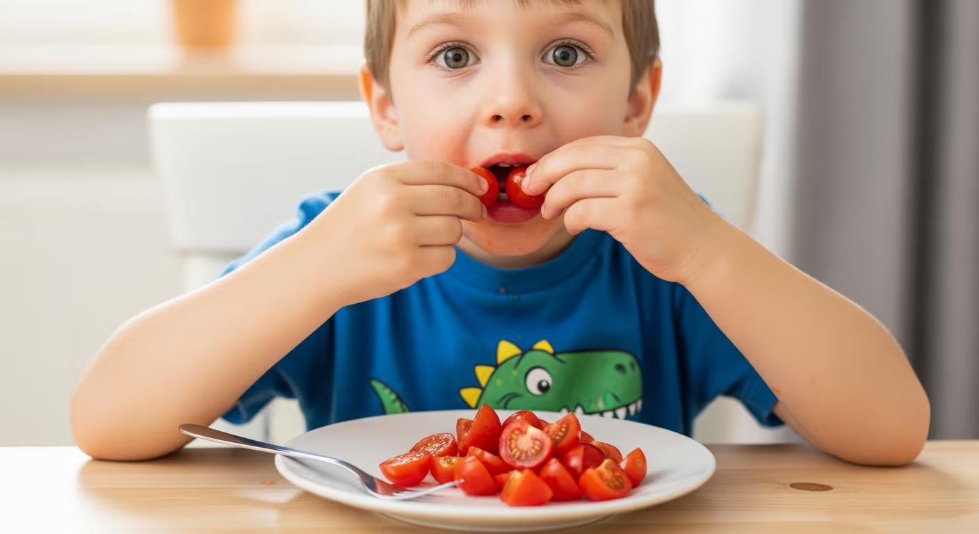 La variedad visible y las porciones listas para comer facilitan que los ni&ntilde;os elijan m&aacute;s vegetales. (Imagen Ilustrativa Infobae)