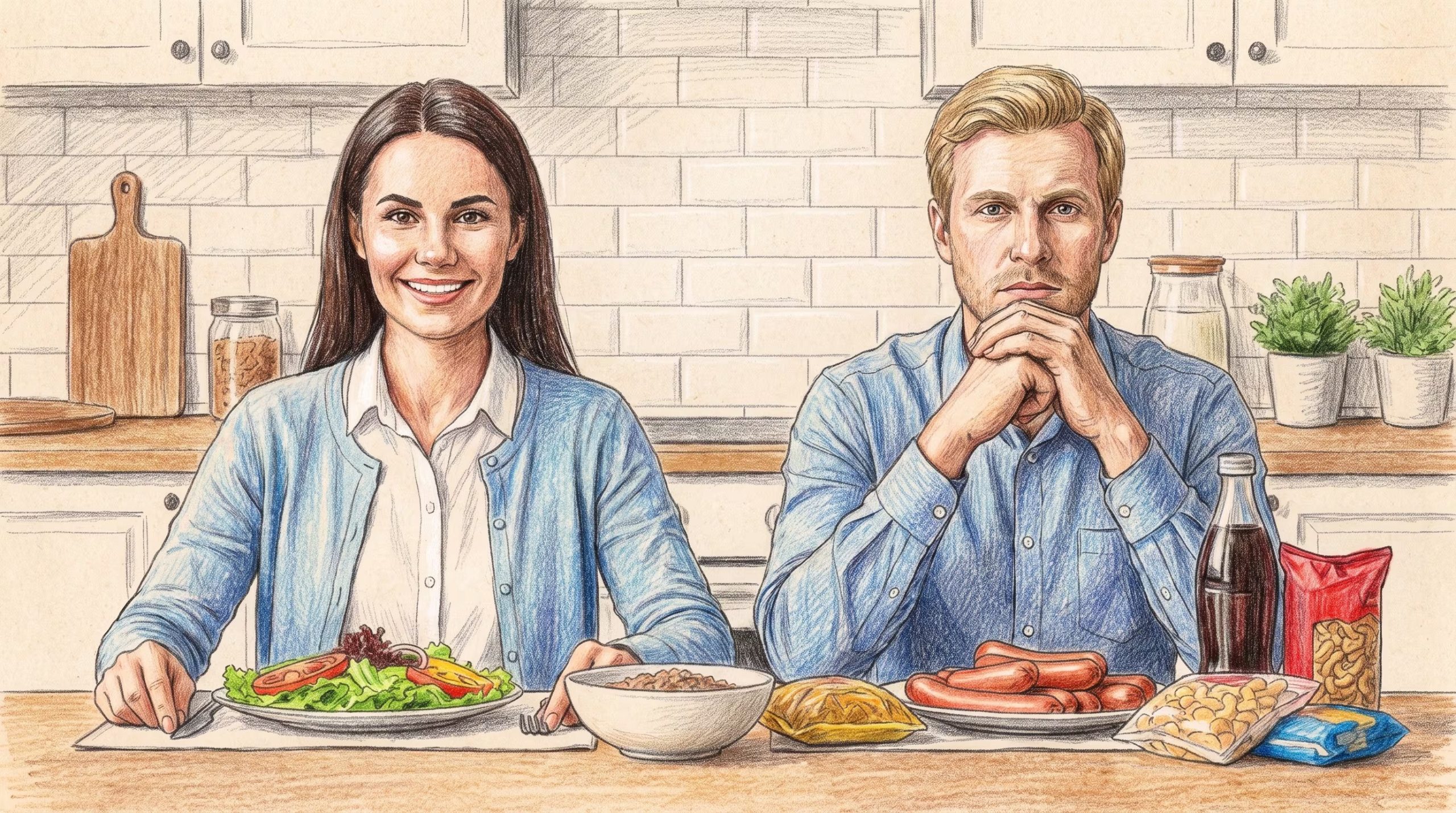 El análisis detectó una relación directa entre una alimentación más saludable y una reducción de la presión ambiental (Imagen Ilustrativa Infobae)