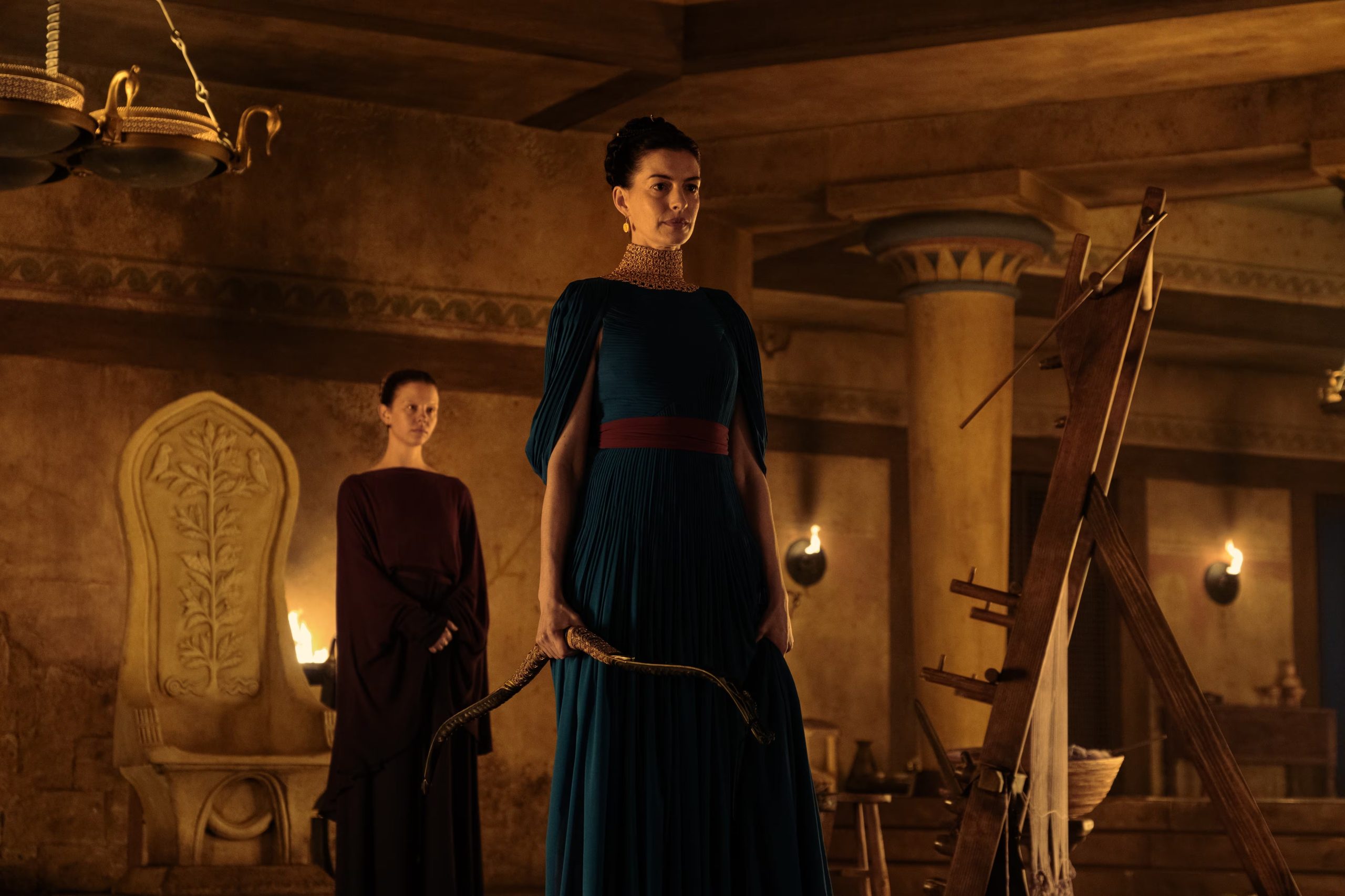 Anne Hathaway en 'La Odisea' (Melinda Sue Gordon/Universal Pictures via AP)