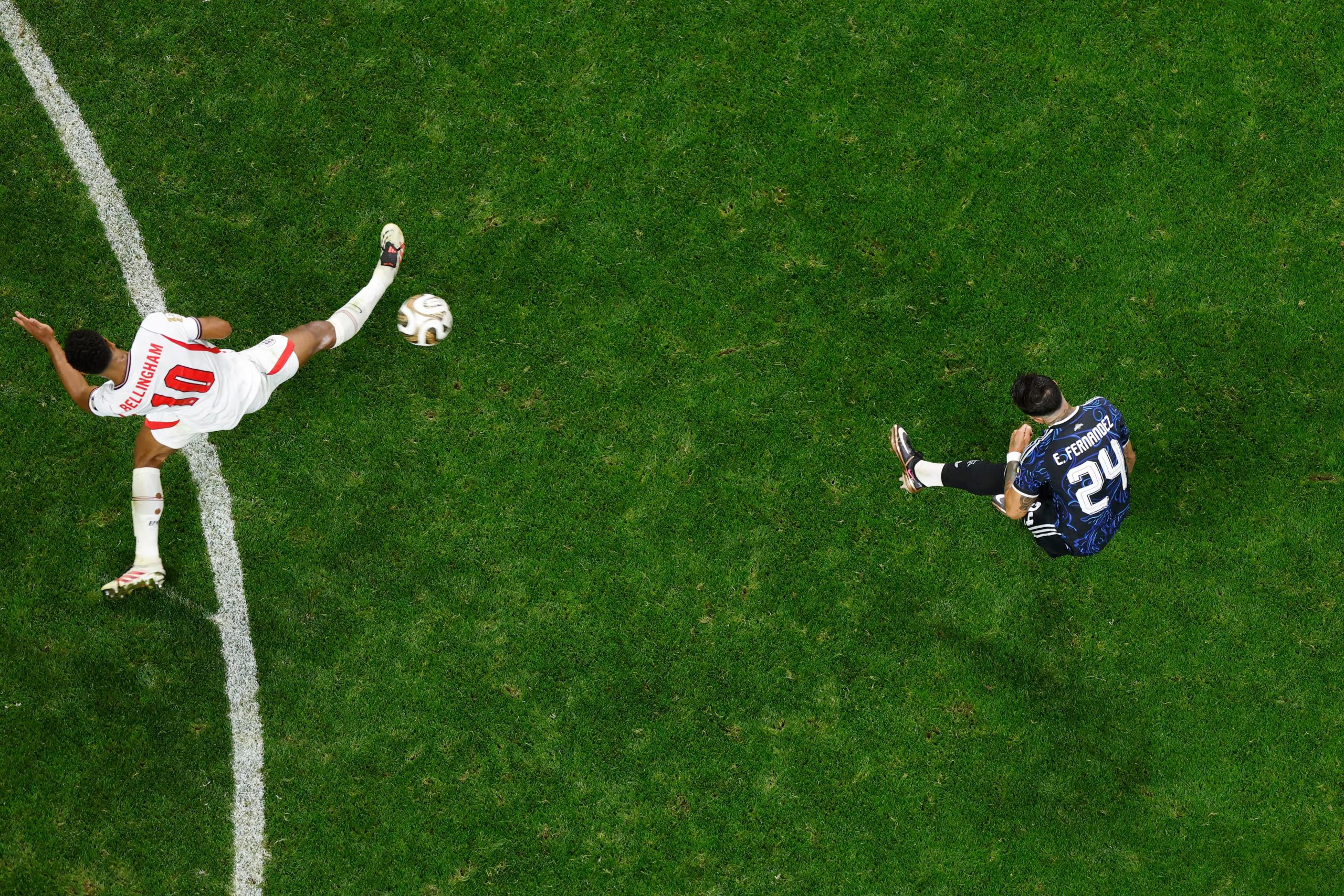 Fernández reconoció que en los partidos anteriores del torneo no se encontraba bien, y el partido ante Inglaterra fue su mejor presentación en el Mundial 2026 (REUTERS/Brian Snyder)
