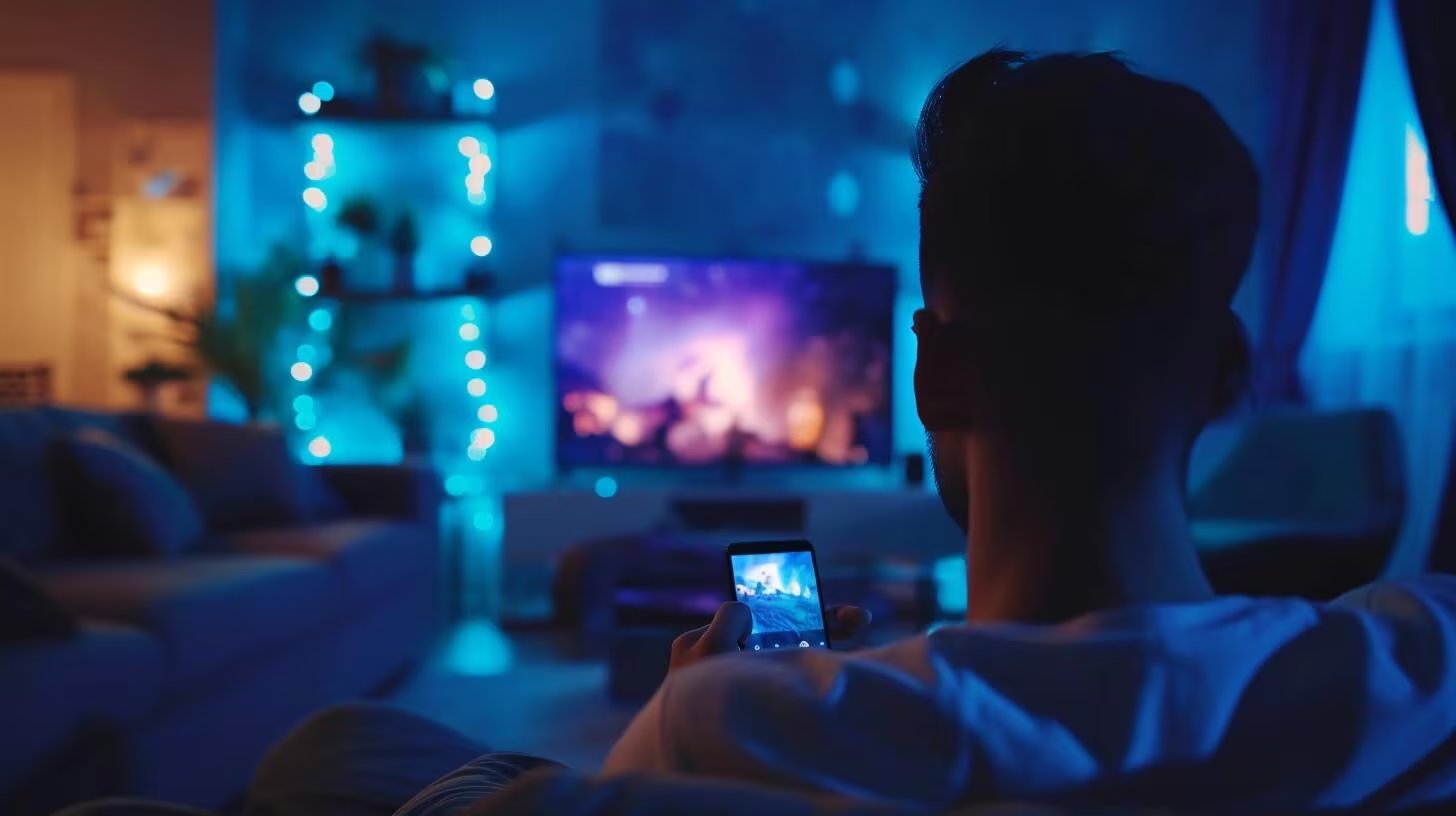 Ajustar el modo Eco y el brillo del televisor según la luz de la habitación mejora la imagen HDR y evita una pantalla apagada o fatiga visual. (Imagen ilustrativa Infobae)