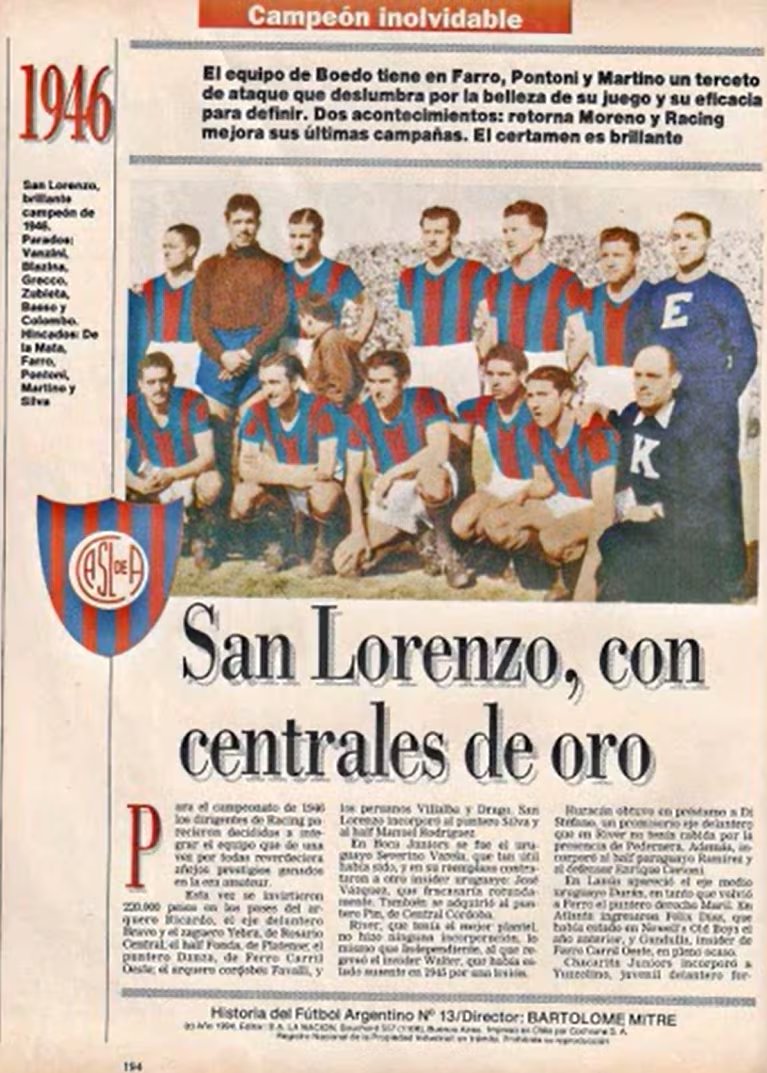 San Lorenzo goleó al seleccionado portugués 10 a 4 en Lisboa, con dos goles convertidos antes del primer minuto de juego, en una gira que también incluyó una victoria por 9 a 4 ante el Oporto (Crédito: Captura de video)