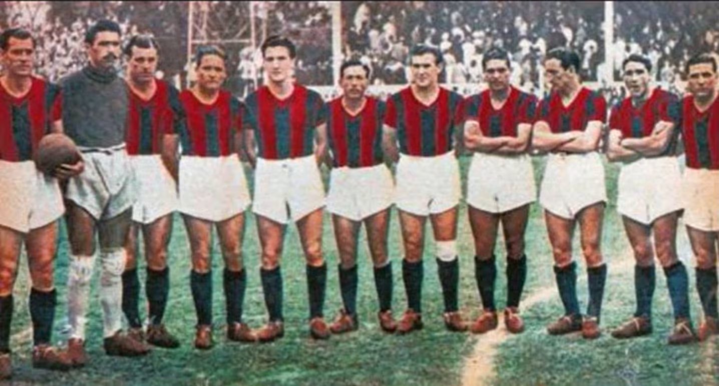 Los 11 titulares de San Lorenzo ante la selección de Portugal (Crédito: Captura de video)