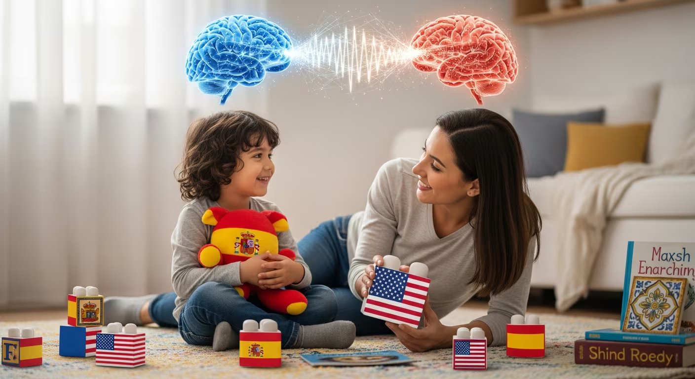 La actividad cerebral se midi&oacute; mientras los participantes transformaban palabras en singular en plural en ingl&eacute;s y en espa&ntilde;ol.