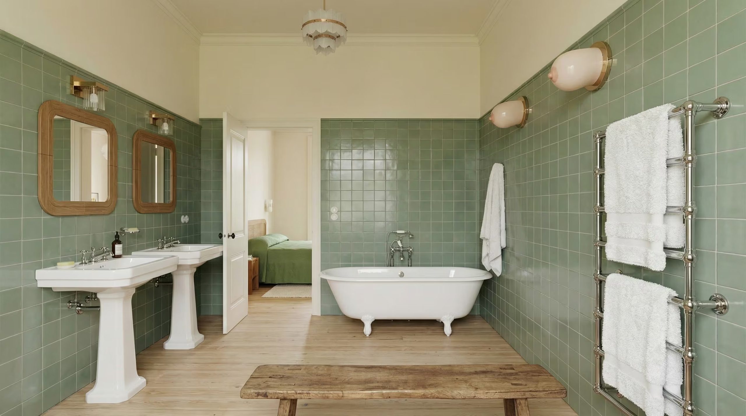 La aparición del cuarto de baño como estancia independiente estuvo vinculada más a las nuevas actitudes hacia la higiene que a innovaciones técnicas, según Worsley.