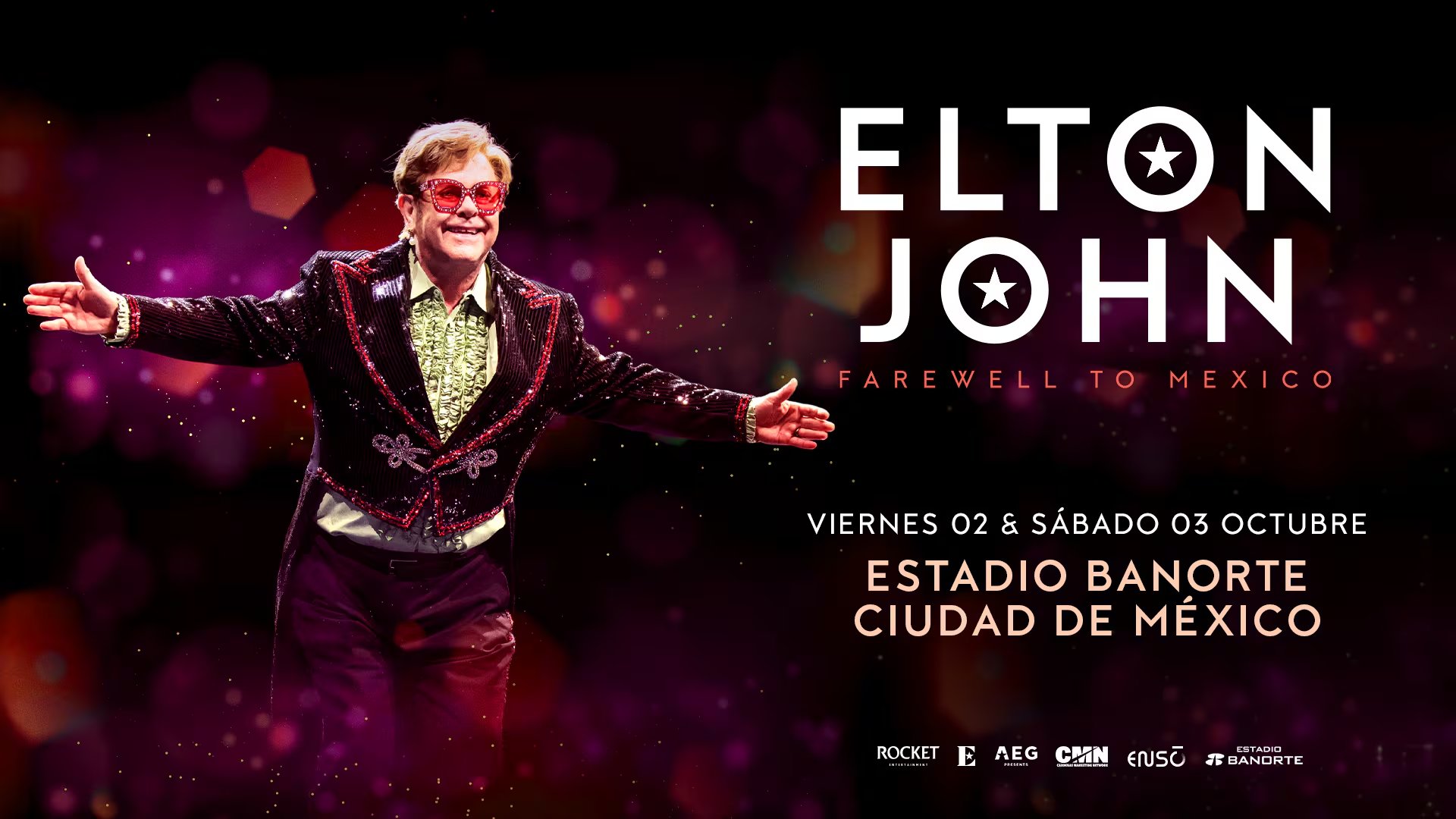 El artista británico no pisaba un escenario en la Ciudad de México desde 2012. Ahora regresa con dos noches en el Estadio Banorte. (Elton John)