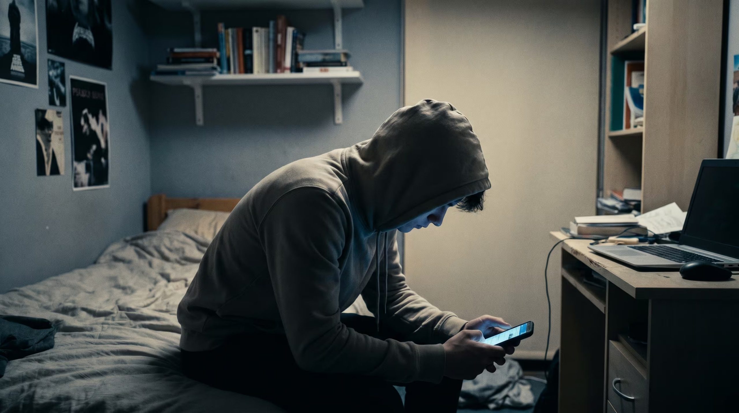 Un adolescente utilizando su tel&eacute;fono m&oacute;vil. (Imagen Ilustrativa Infobae)