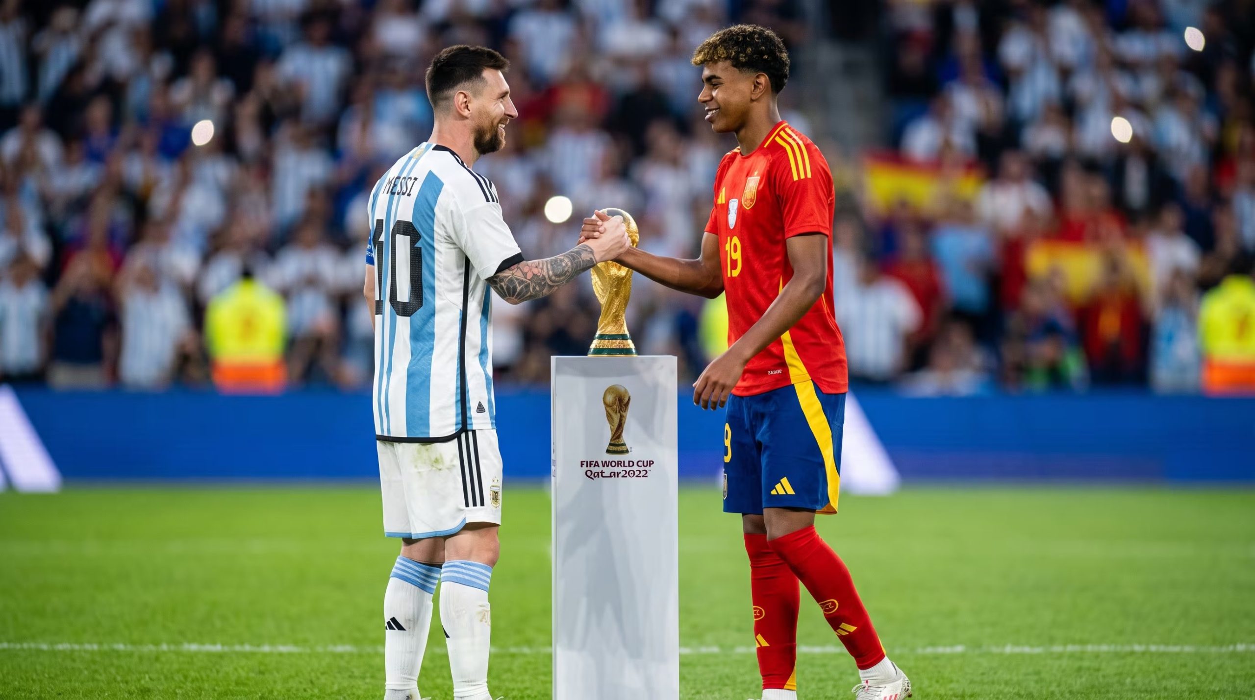 Reducir esta final a Messi contra Lamine sería una injusticia y una apología a los afiches de publicidad (Imagen Ilustrativa Infobae)