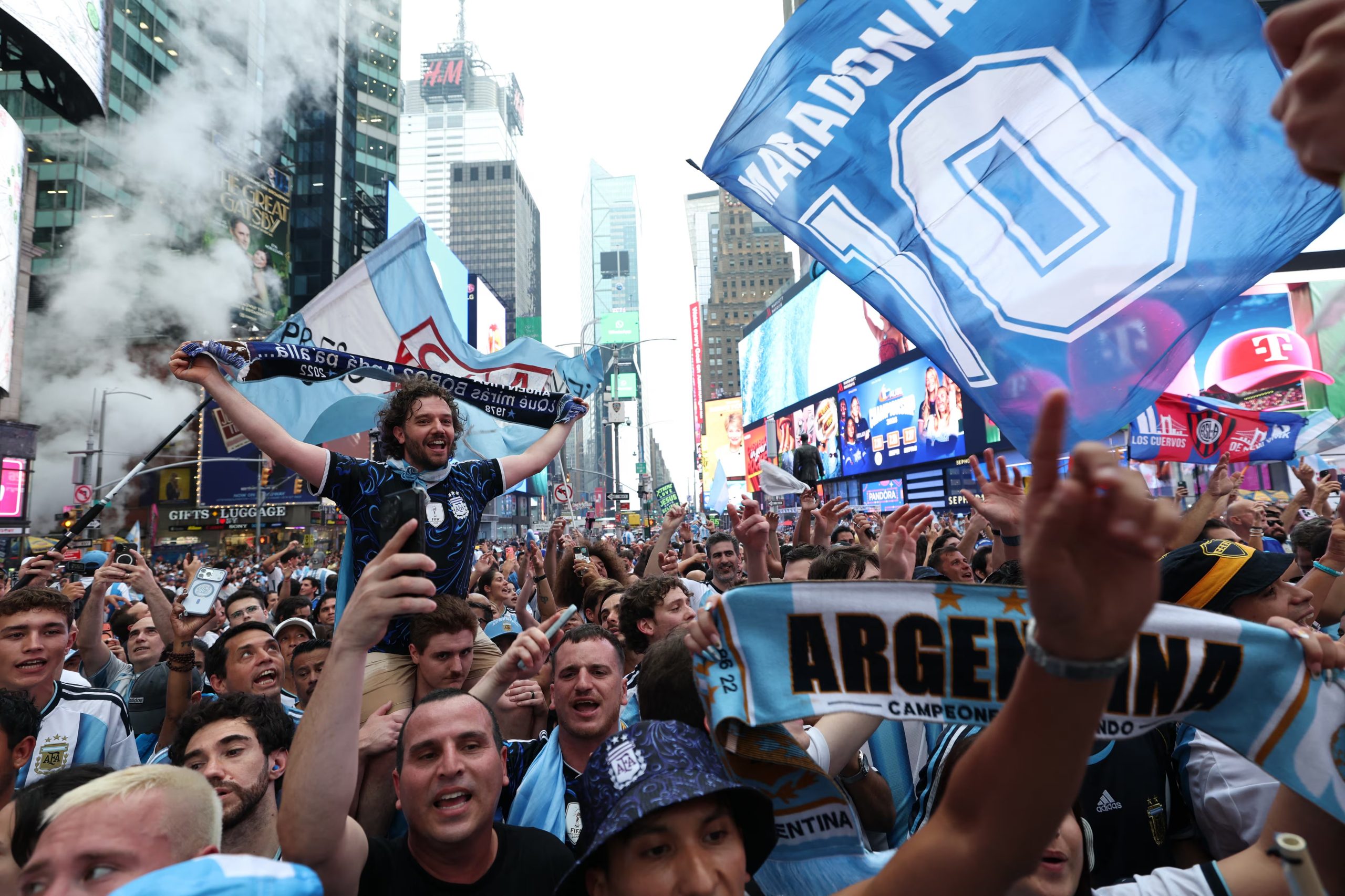 El MetLife Stadium recibirá a más de 80.000 espectadores en una jornada soleada para la final del Mundial (REUTERS/Amanda Perobelli)