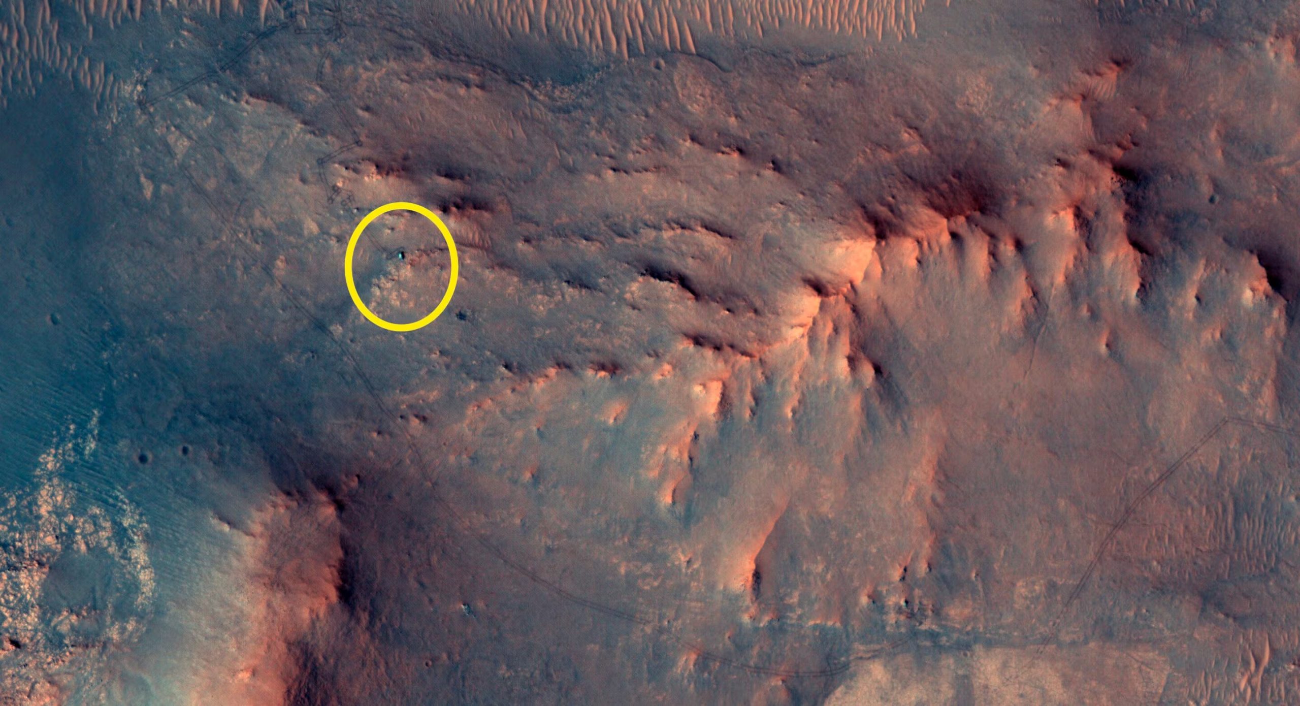 El avance de Perseverance en Marte está condicionado por una superficie accidentada, el control remoto, recursos energéticos limitados y una velocidad máxima de 0,1 kilómetros por hora (NASA / JPL-Caltech / Universidad de Arizona)