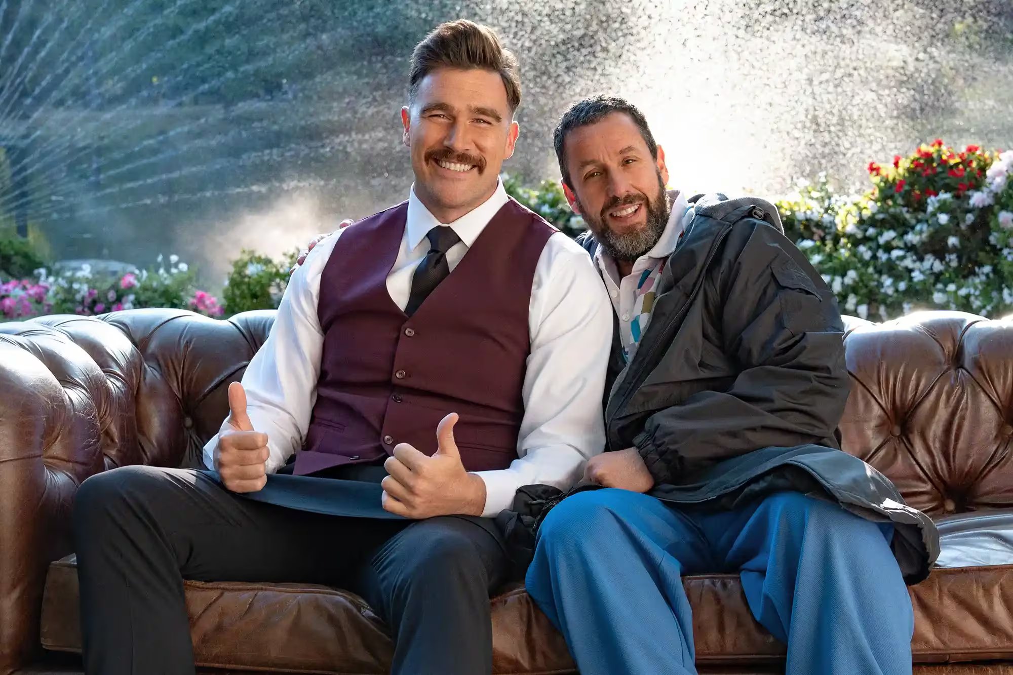 Adam Sandler asegur&oacute; que tiene una gran amistad con Travis Kelce. (Netflix)