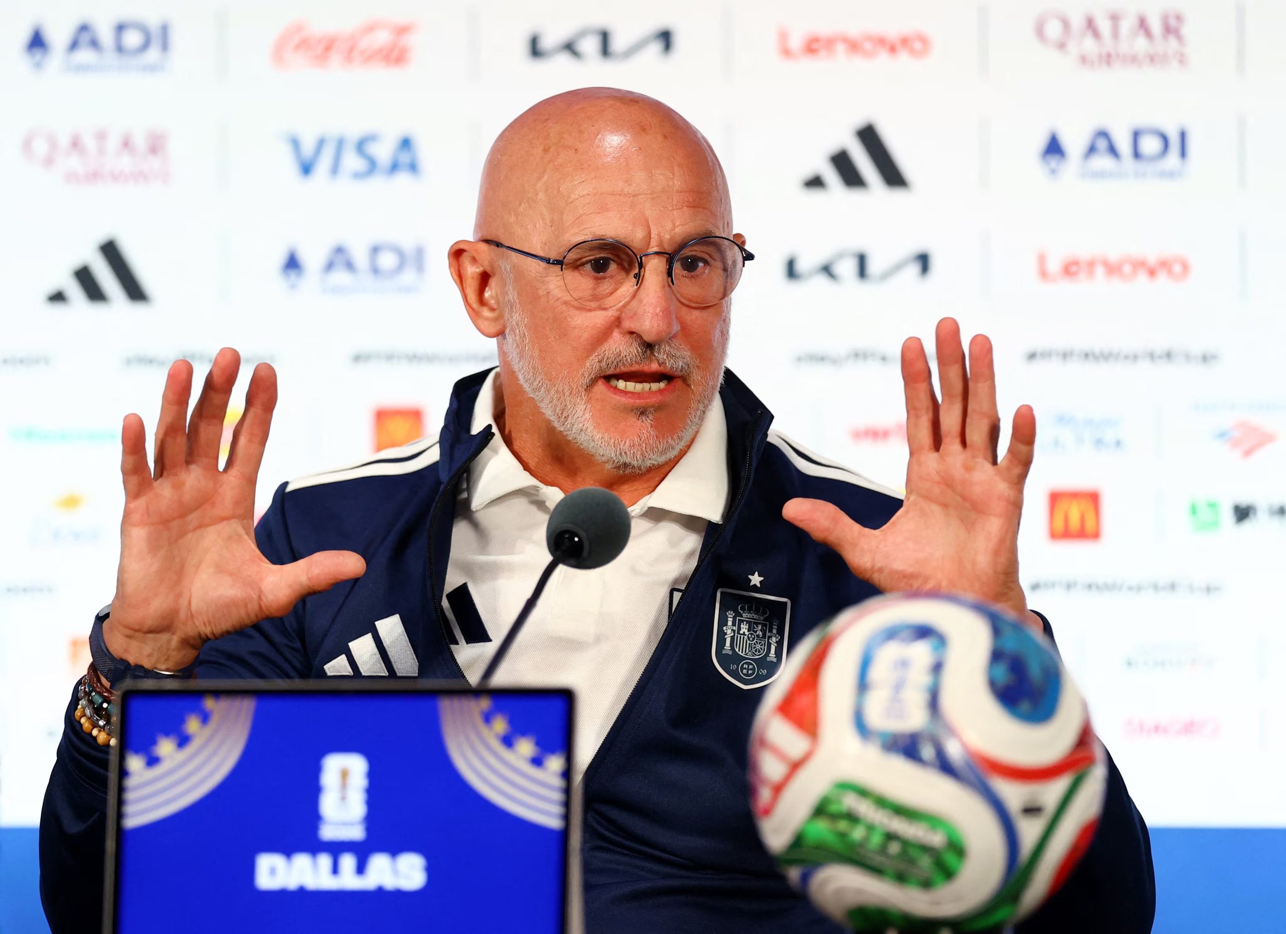 Luis De La Fuente en rueda de prensa (REUTERS/Hannah Mckay)