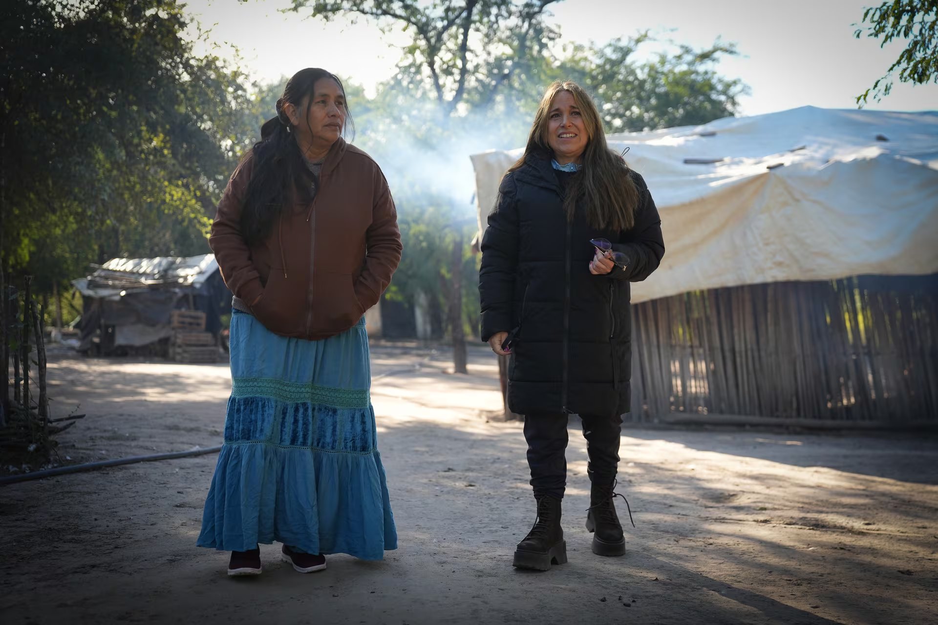 Luisa, mujer wichí artesana, sabe que la proyección del chaguar que hoy escasea en el monte es con nuevos chaguaderales que sostengan ese saber ancestral