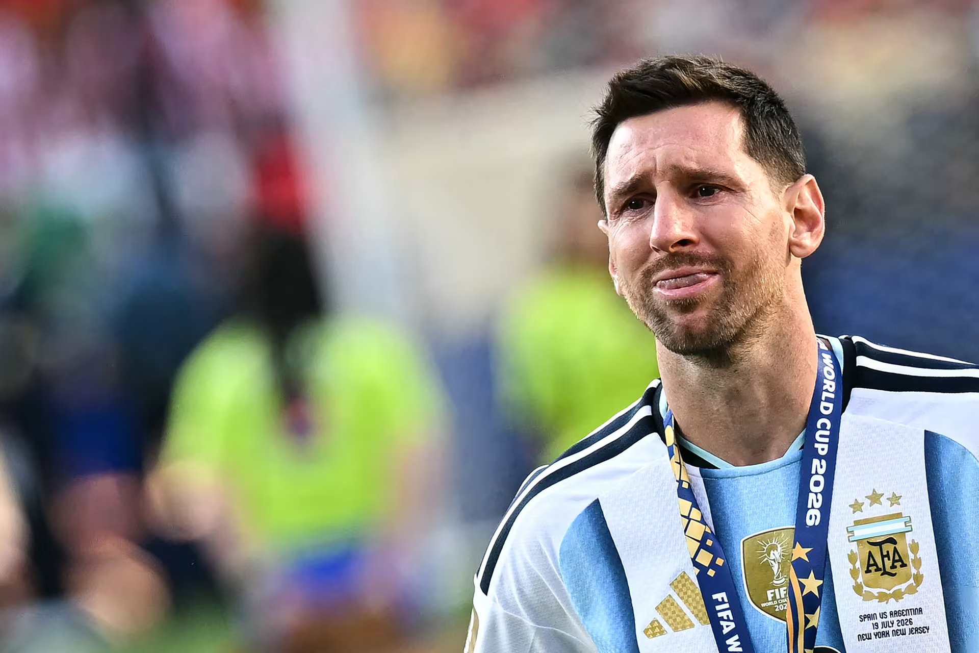 El desconsuelo del capit&aacute;n argentino 