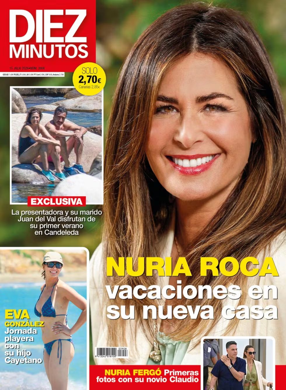 Portada de la revista 'Diez Minutos' del 8 de julio de 2026.