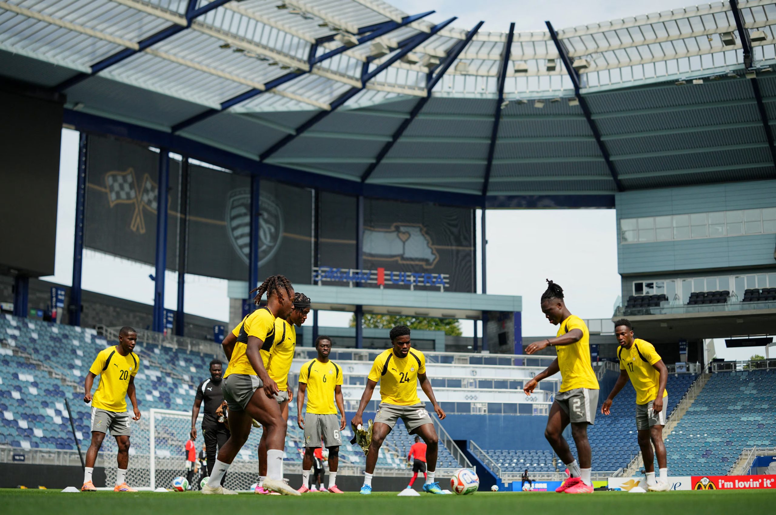 Lorenzo advirtió que Ghana podría buscar tener más posesión del balón de lo que se espera en la previa - crédito Jay Biggerstaff/IMAGN IMAGES vía Reuters