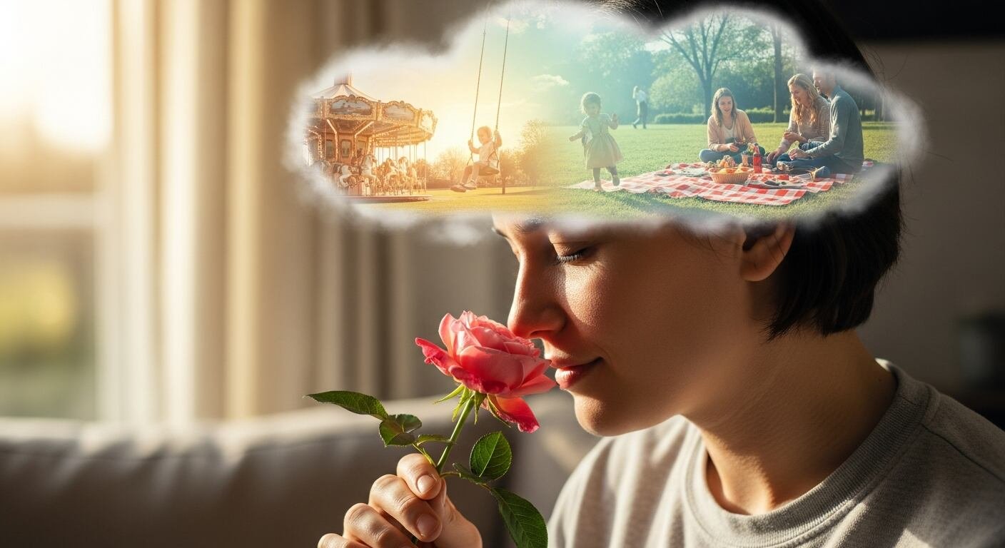 La memoria olfativa reactiva recuerdos autobiográficos y emociones décadas después, un fenómeno conocido como la magdalena de Proust (Imagen Ilustrativa Infobae)